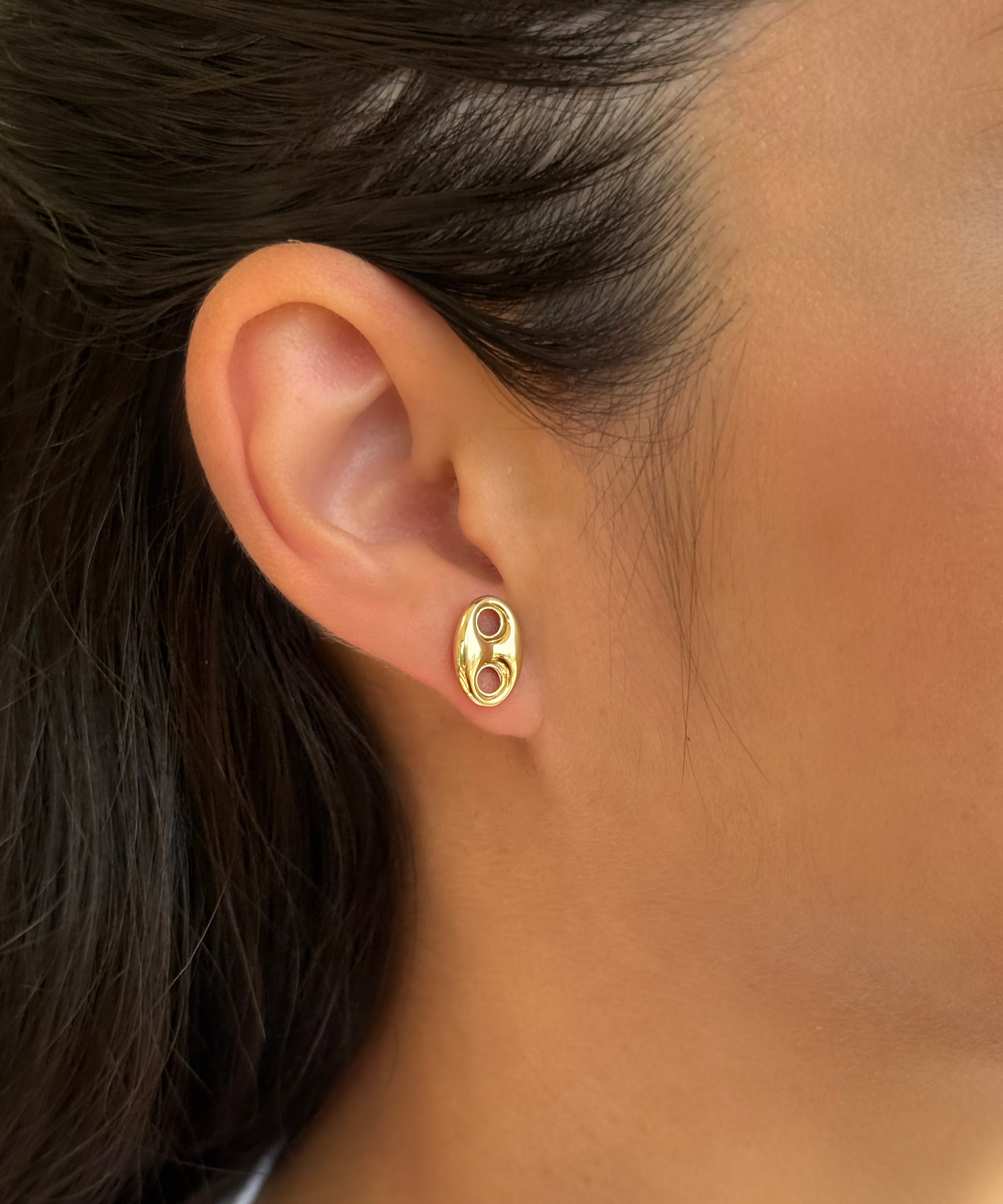 14k Gold Button Studs Studs Zoe Lev Jewelry