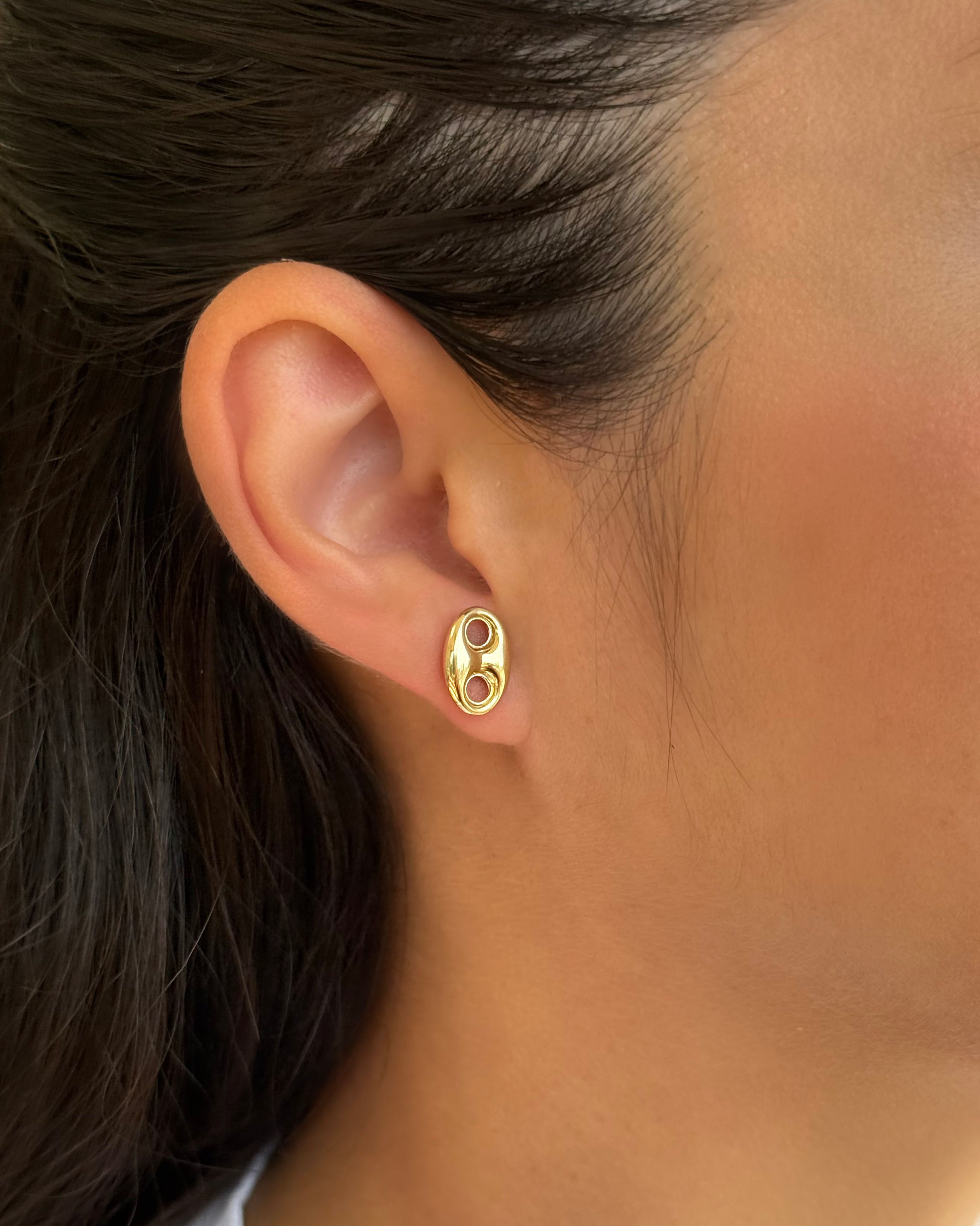 14k Gold Button Studs Studs Zoe Lev Jewelry