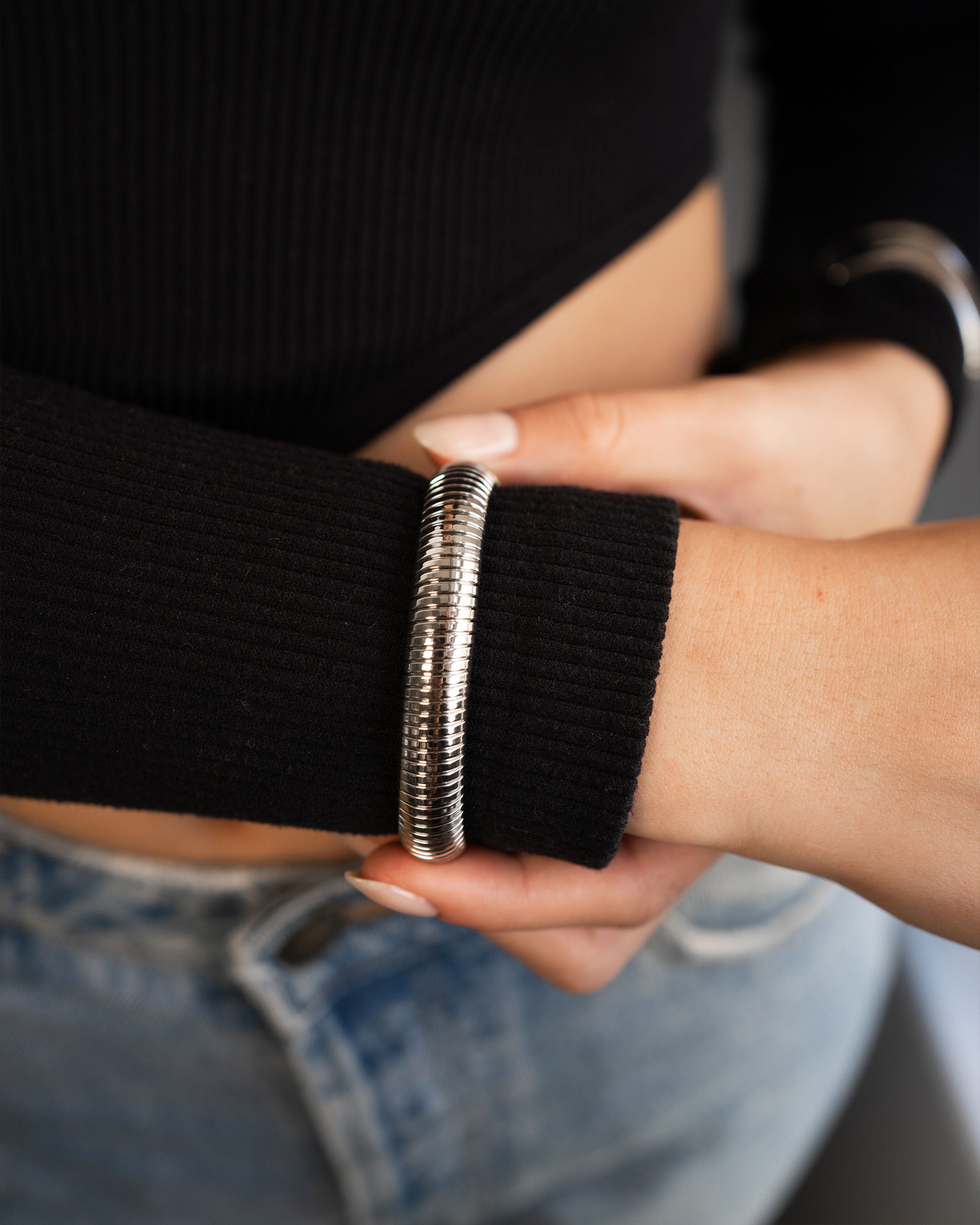 Ribbed Cuff Vermeil Zoe Lev Jewelry