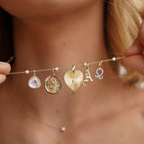 Diamond Moonstone Pendant Zoe Lev Jewelry