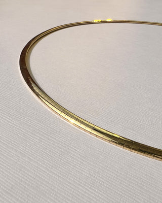 14K Gold Collar Necklace