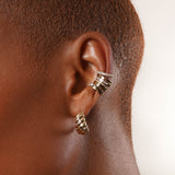 14K Gold Croissant Stud Earrings Studs Zoe Lev Jewelry