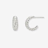 Croissant Studs Vermeil Zoe Lev Jewelry