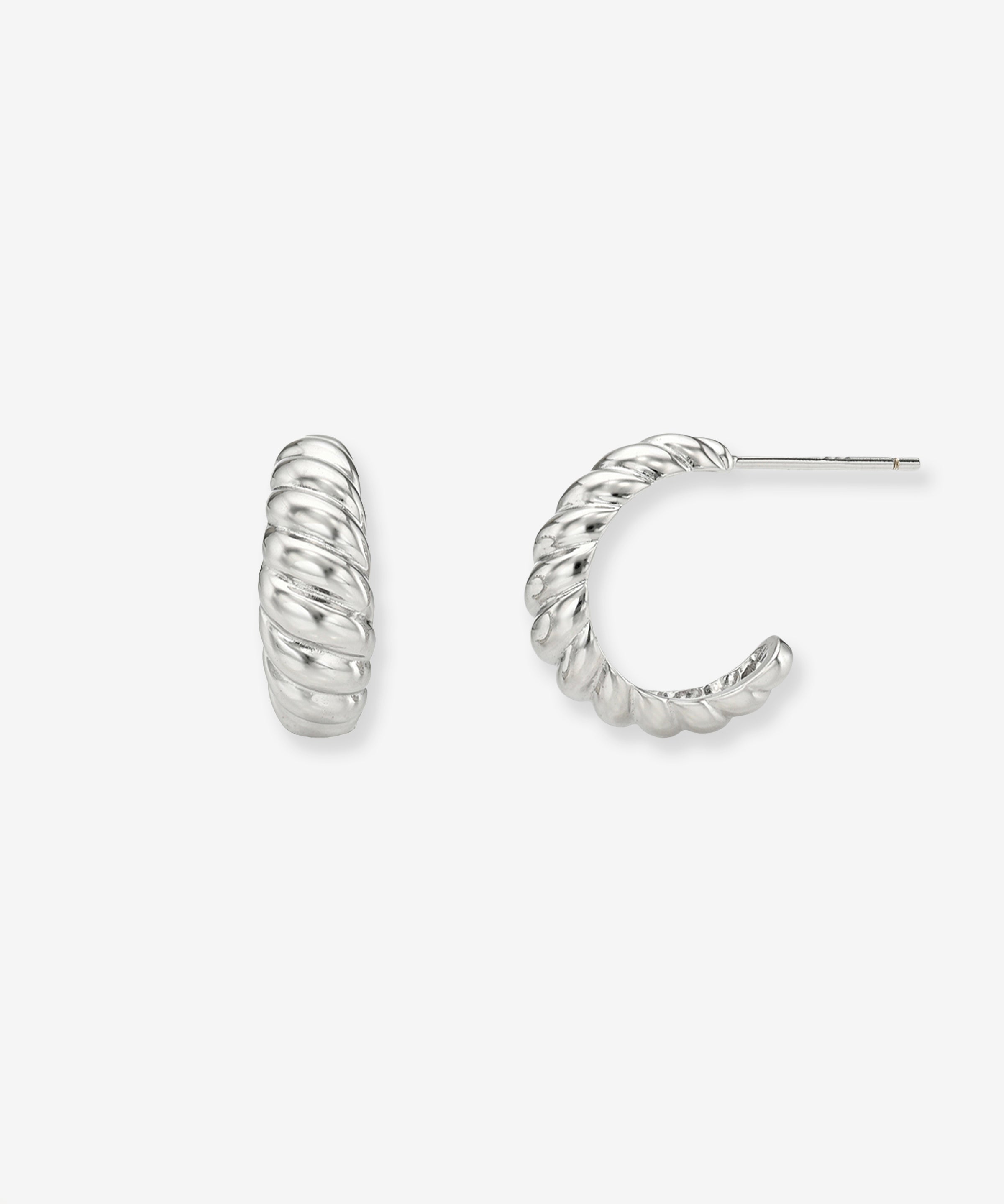 Croissant Studs Vermeil Zoe Lev Jewelry