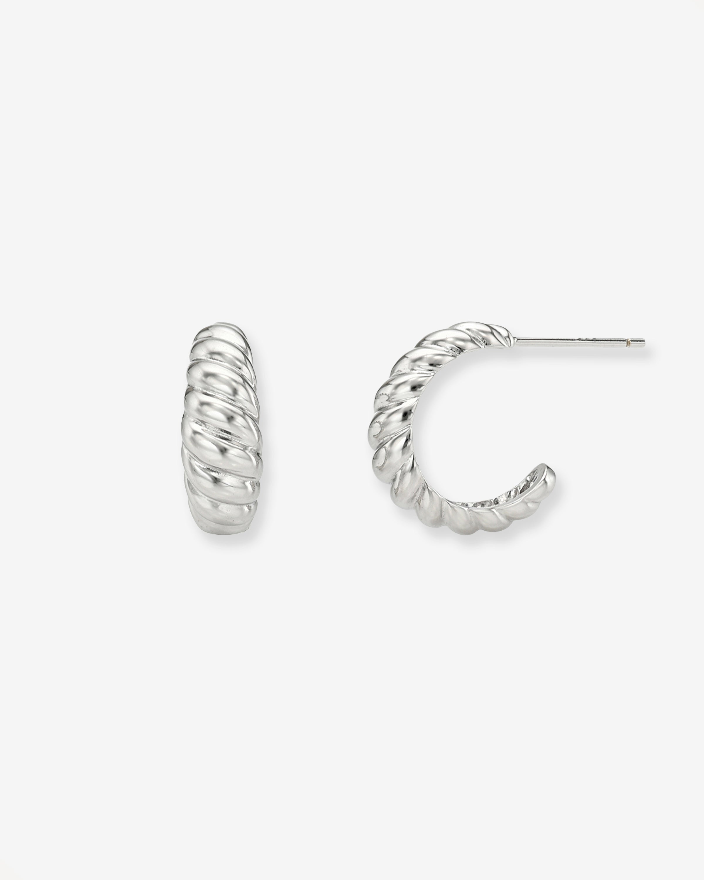 Croissant Studs Vermeil Zoe Lev Jewelry
