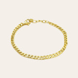 Cuban Link Chain Bracelet Vermeil Zoe Lev Jewelry