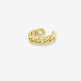 Cuban Link Ear Cuff Vermeil Zoe Lev Jewelry