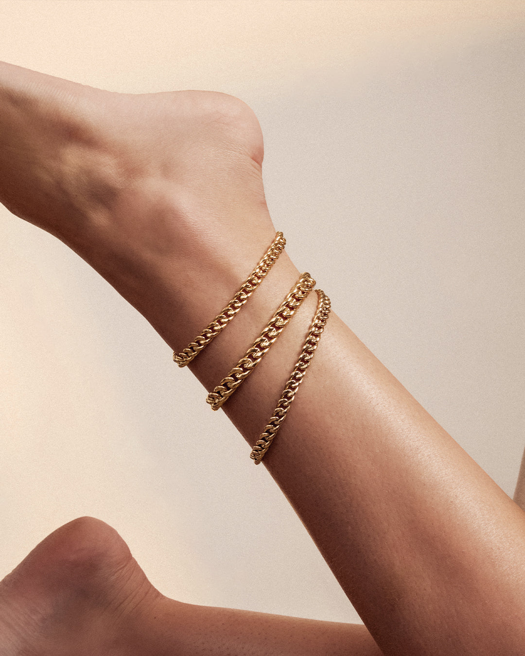 14k Gold Large Miami Cuban Link Anklet Chains Zoe Lev Jewelry