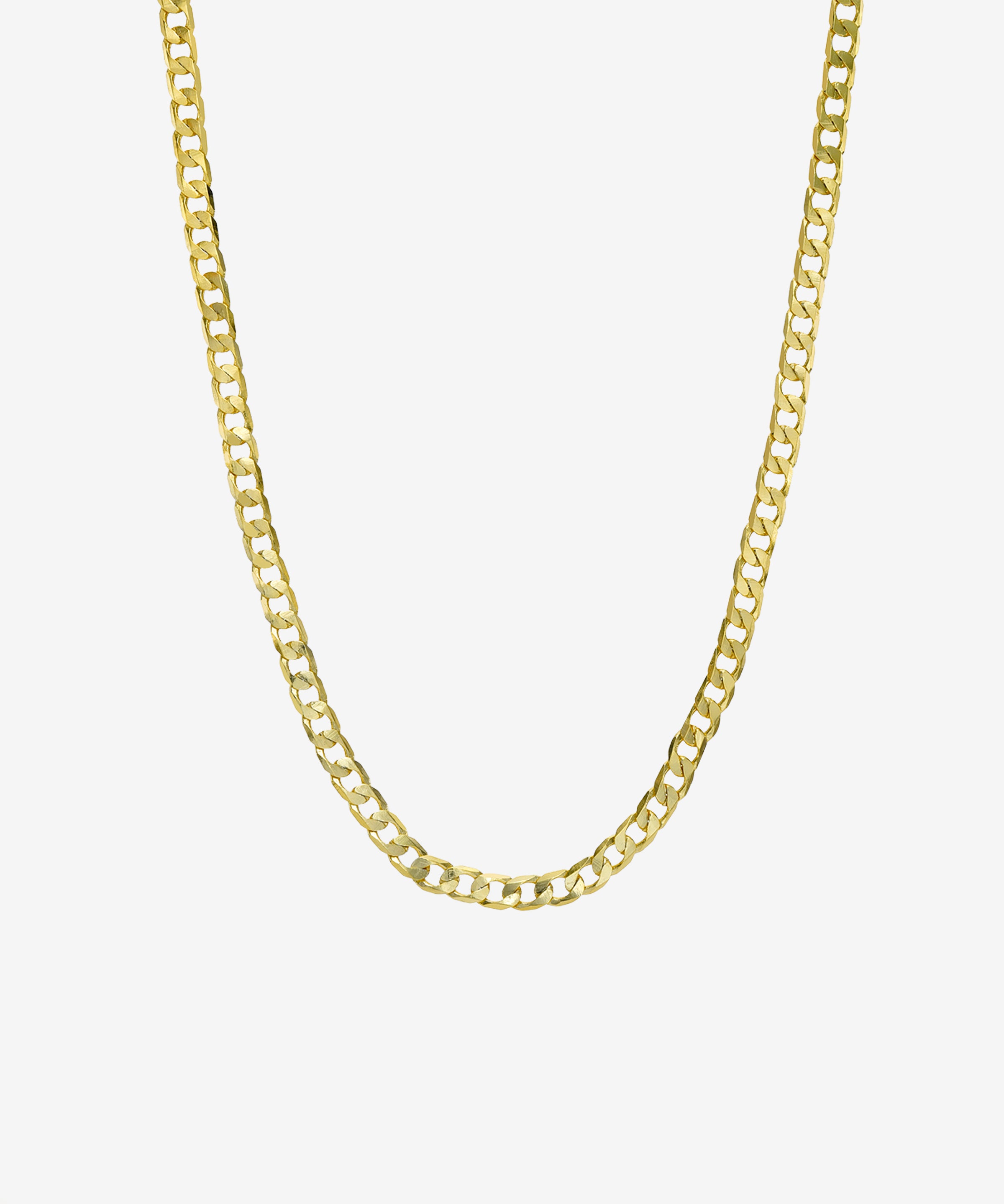 Cuban Link Chain Necklace Vermeil Zoe Lev Jewelry