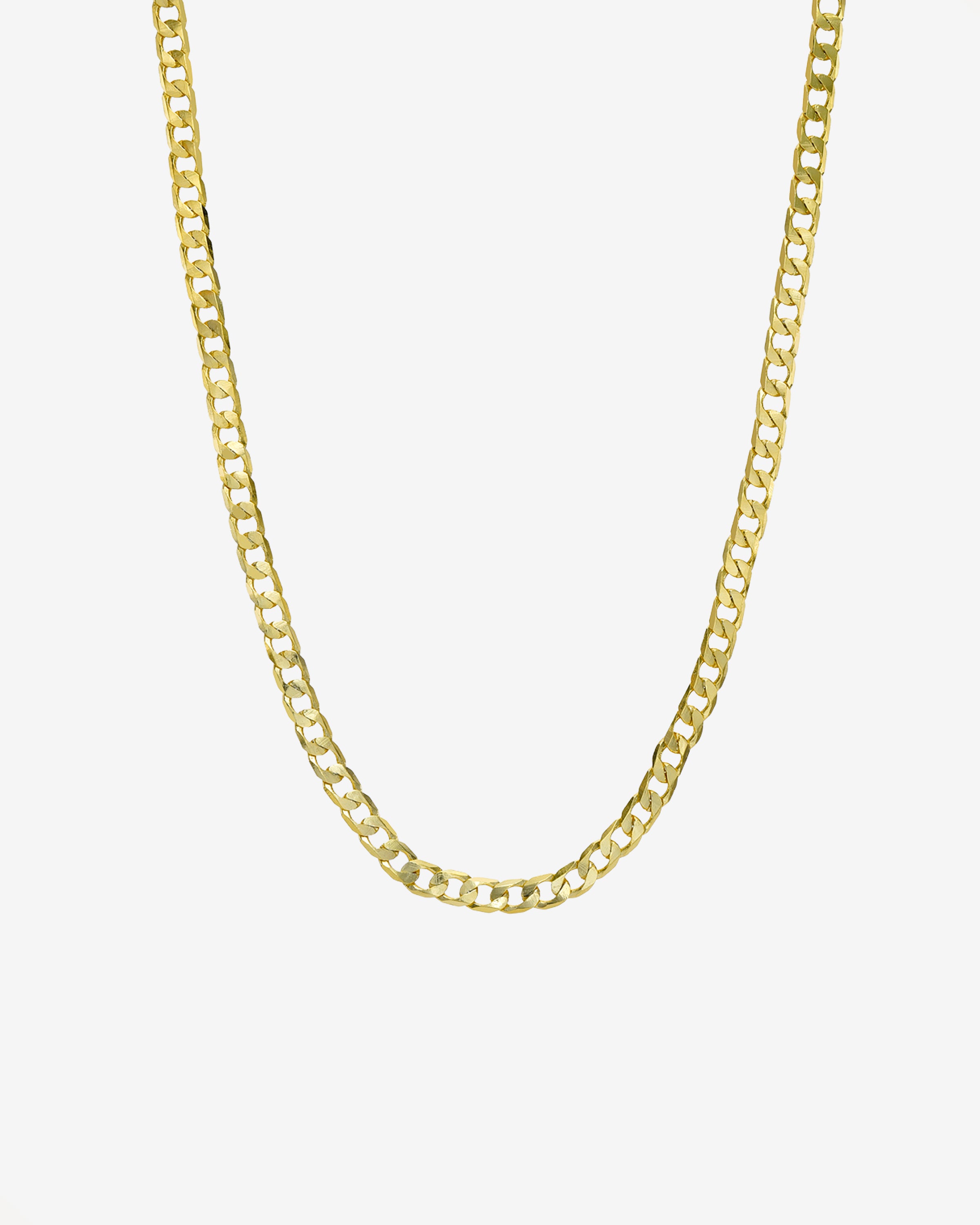 Cuban Link Chain Necklace Vermeil Zoe Lev Jewelry