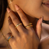 Wrap Ring Vermeil Zoe Lev Jewelry