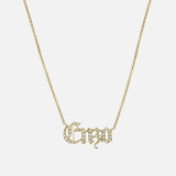 Diamond Name Necklace Personalized Zoe Lev Jewelry