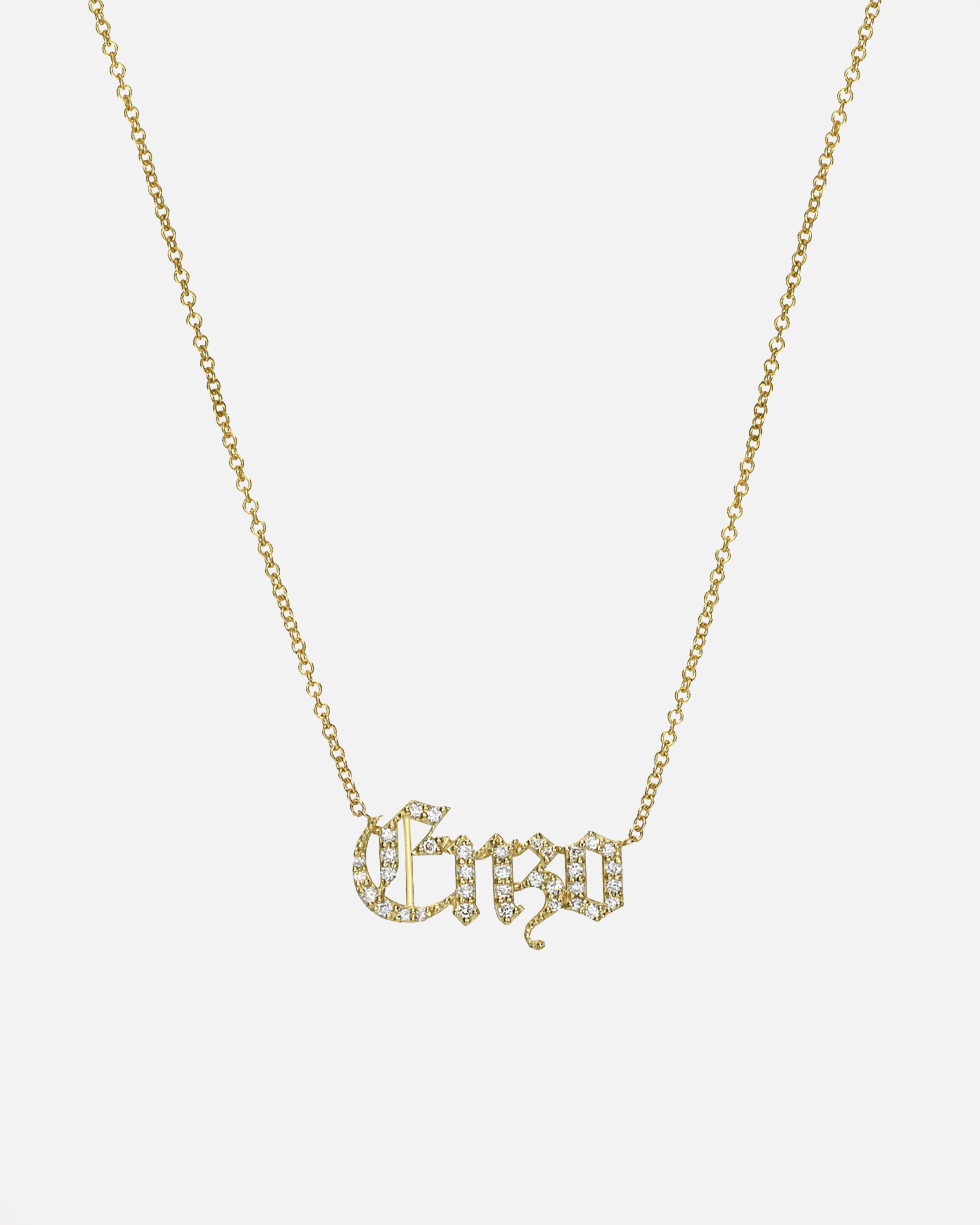 Diamond Name Necklace Personalized Zoe Lev Jewelry
