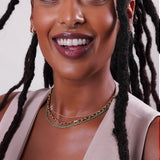 3 Prong Emerald Tennis Necklace Zoe Lev Jewelry