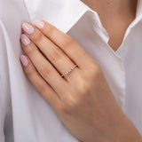 Diamond Baguette Cluster Ring SAMPLE SALE Zoe Lev Jewelry