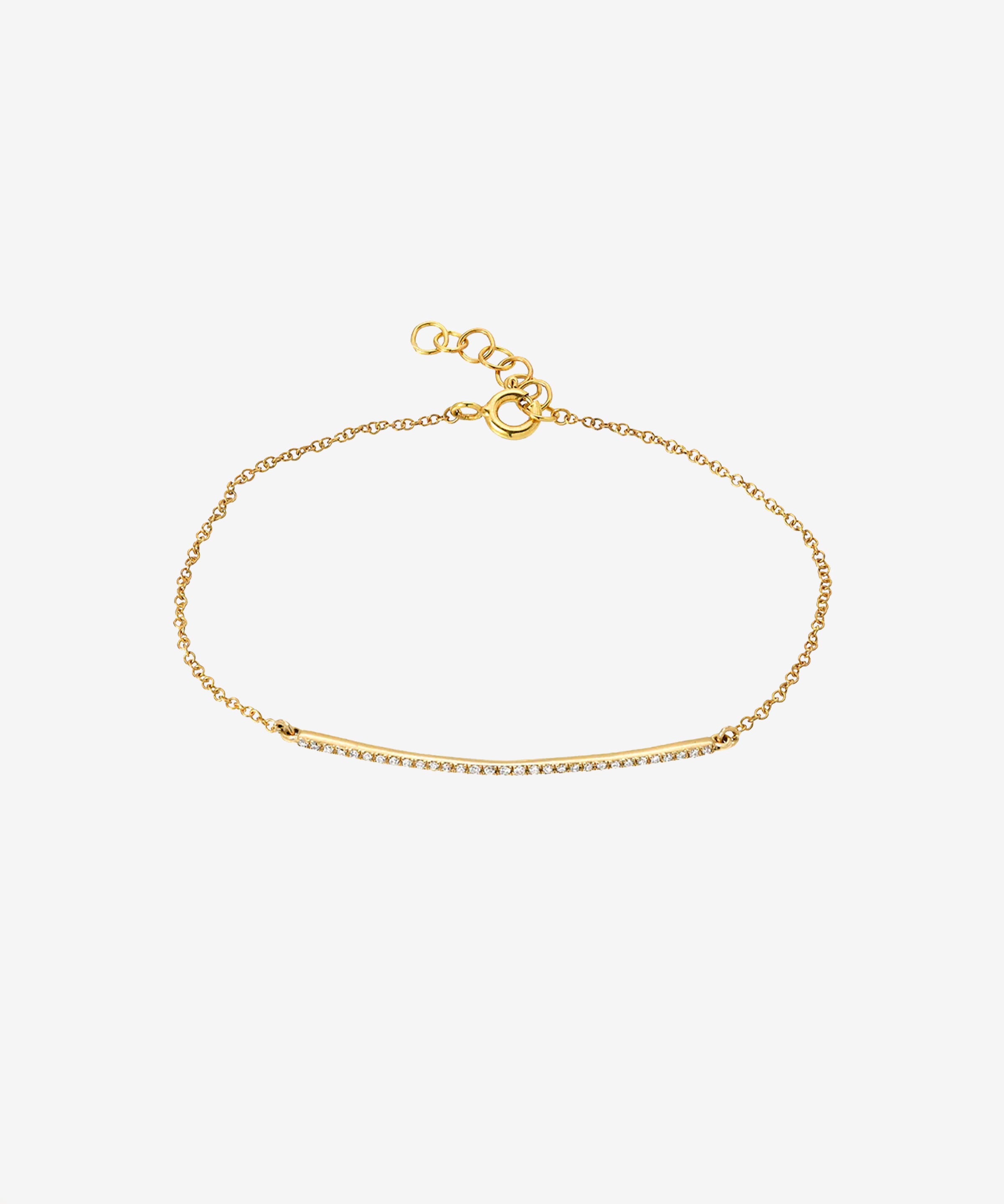 Diamond Bar Bracelet Zoe Lev Jewelry
