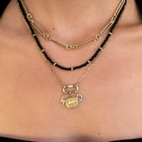 Mix & Match 14k Gold Charm Enhancer Chain Necklace Personalized Zoe Lev Jewelry