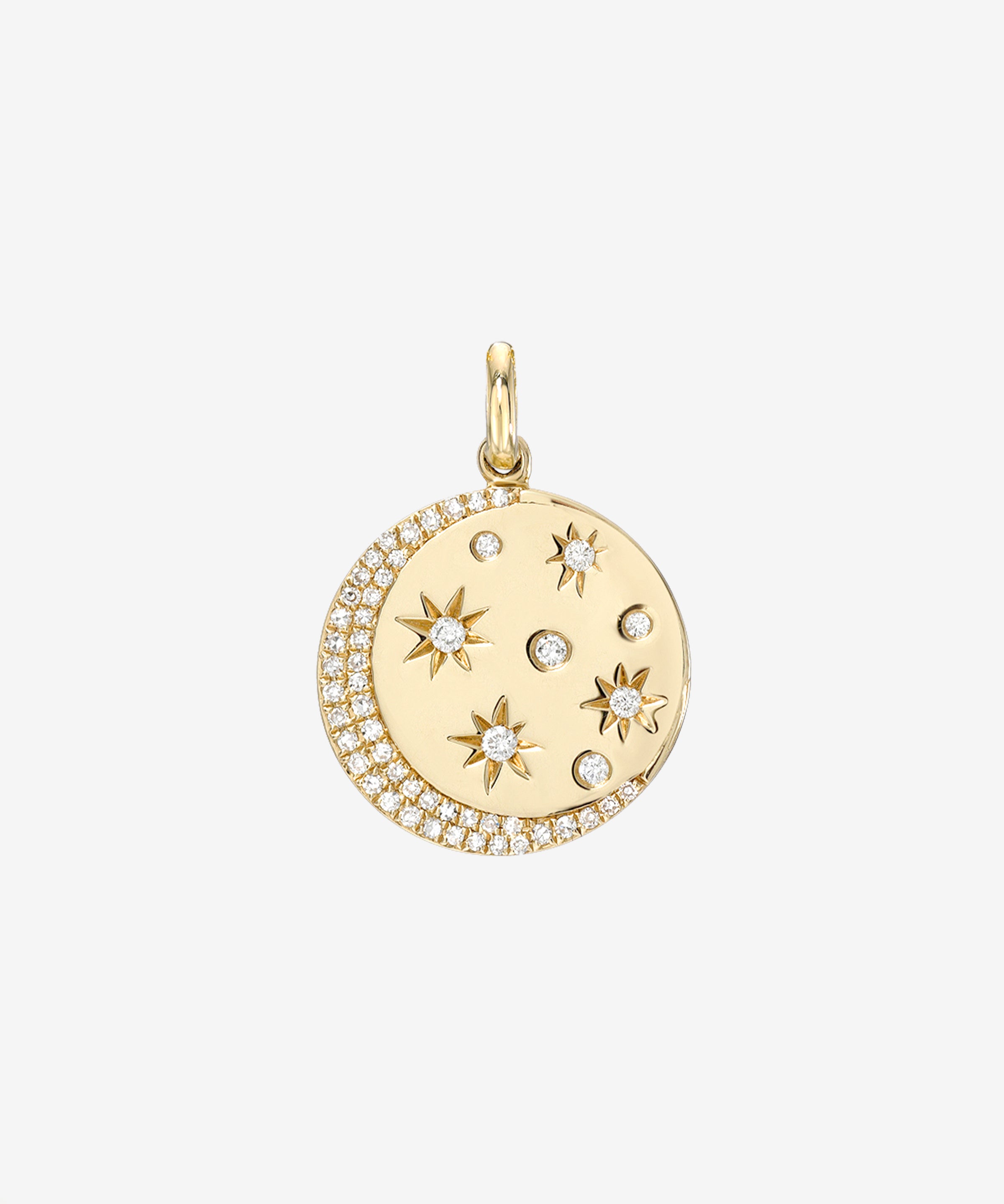 Diamond Celestial Pendant Zoe Lev Jewelry