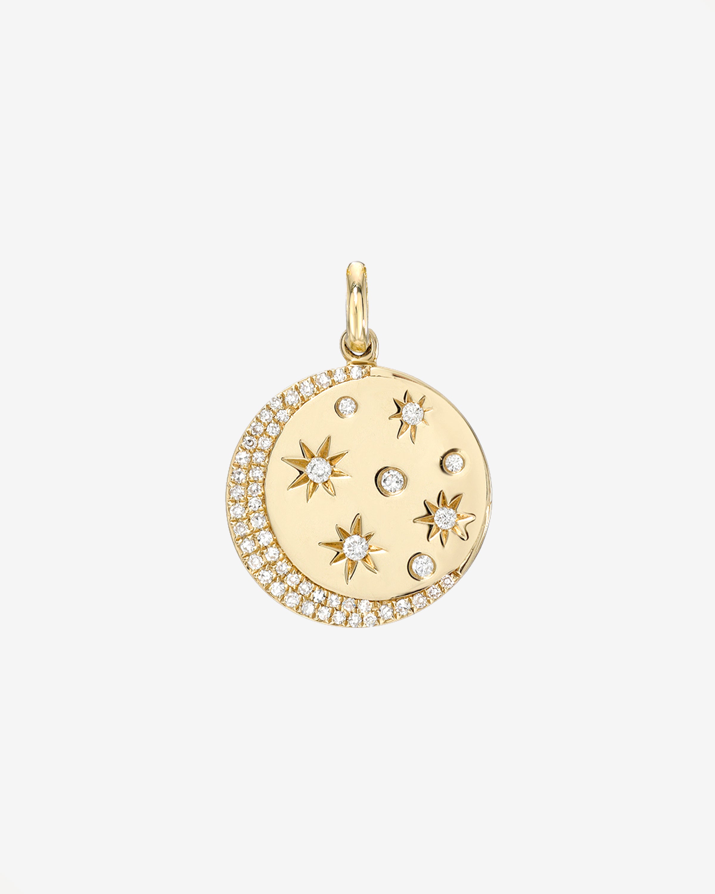 Diamond Celestial Pendant Zoe Lev Jewelry