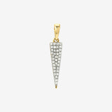 Diamond Dagger Pendant Zoe Lev Jewelry