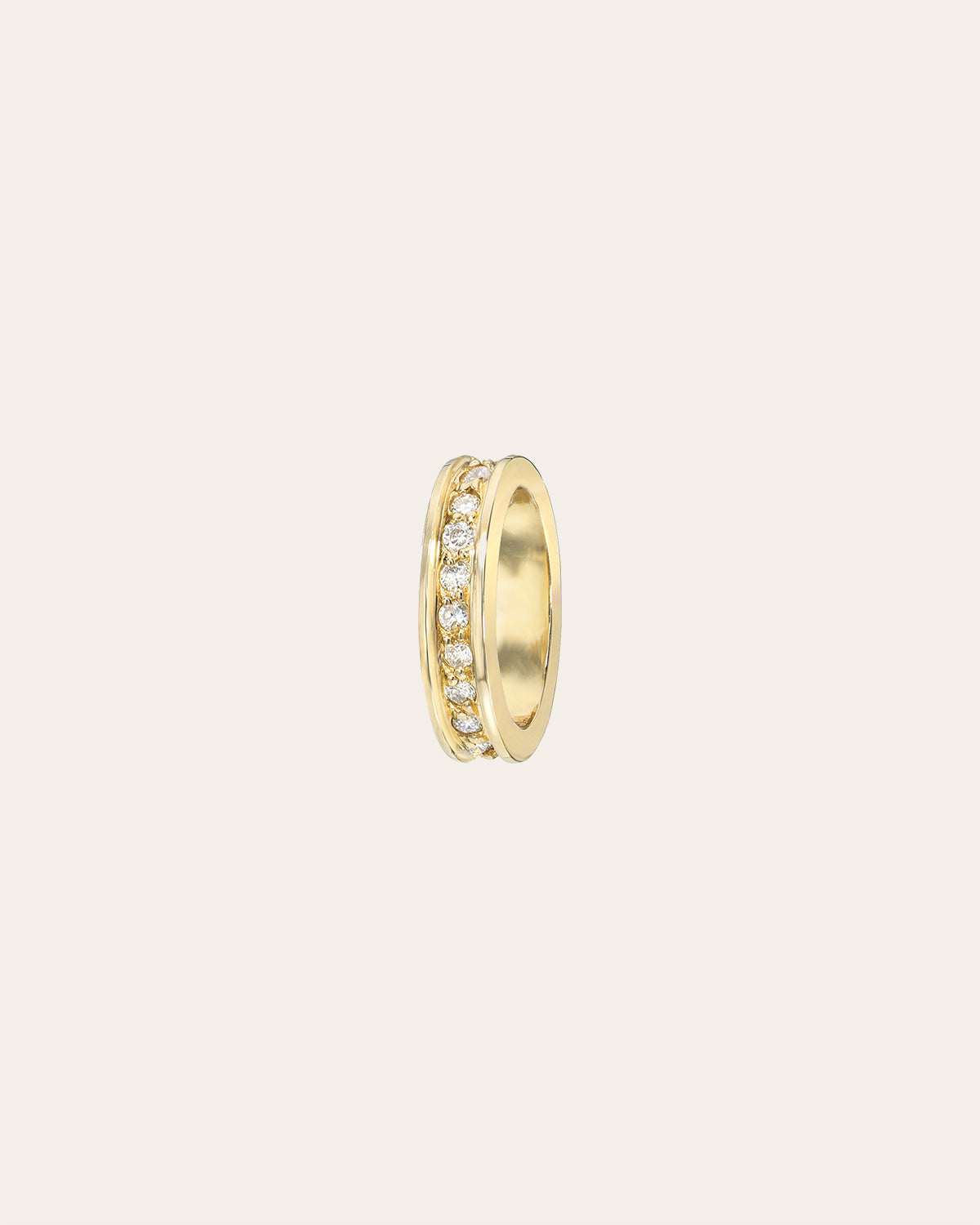 Diamond Eternity White Gold Heirloom Charm SAMPLE SALE Zoe Lev Jewelry