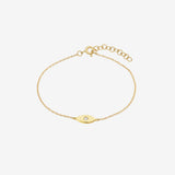 Diamond Evil Eye Anklet Zoe Lev Jewelry