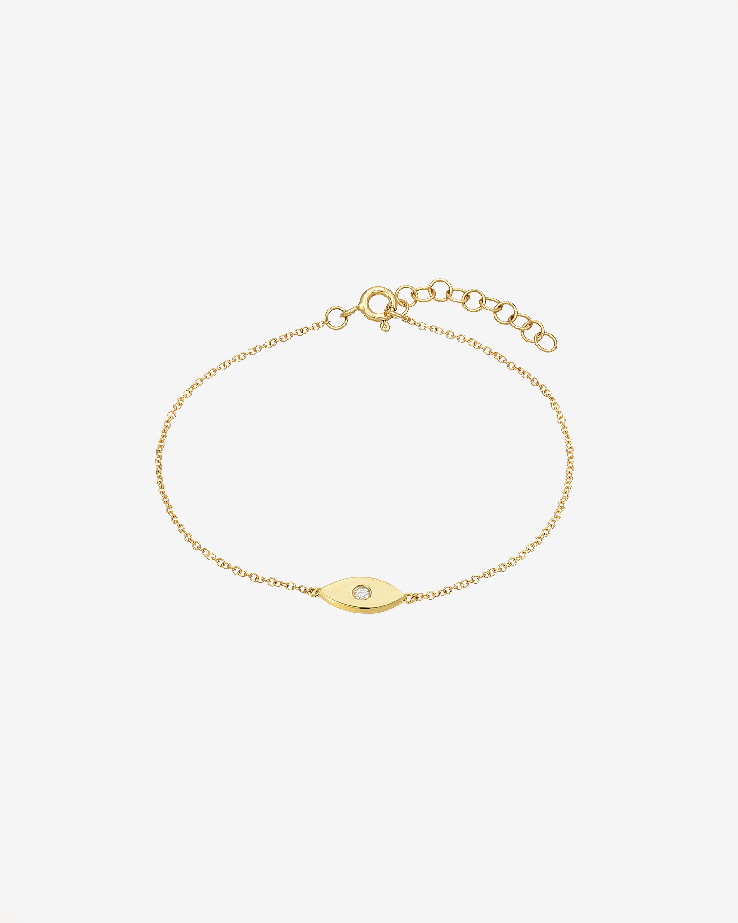 Diamond Evil Eye Anklet Zoe Lev Jewelry