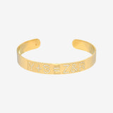Diamond ID Cuff Bracelet Personalized Zoe Lev Jewelry