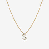 Diamond Initial Necklace