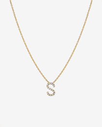 Diamond Initial Necklace Personalized Zoe Lev Jewelry