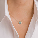 Diamond Labradorite Necklace Zoe Lev Jewelry