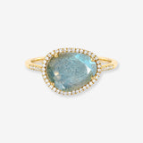 Diamond Labradorite Ring Zoe Lev Jewelry