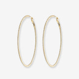Diamond Large Hoops Hoops & Huggies Zoe Lev Jewelry