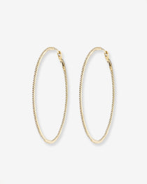 Diamond Large Hoops Hoops & Huggies Zoe Lev Jewelry