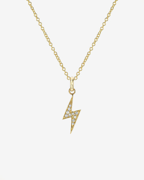 Diamond Lightning Bolt Necklace