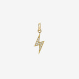 Diamond Lightning Bolt Pendant Zoe Lev Jewelry