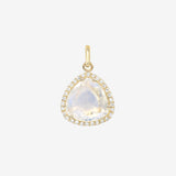 Diamond Moonstone Pendant Zoe Lev Jewelry