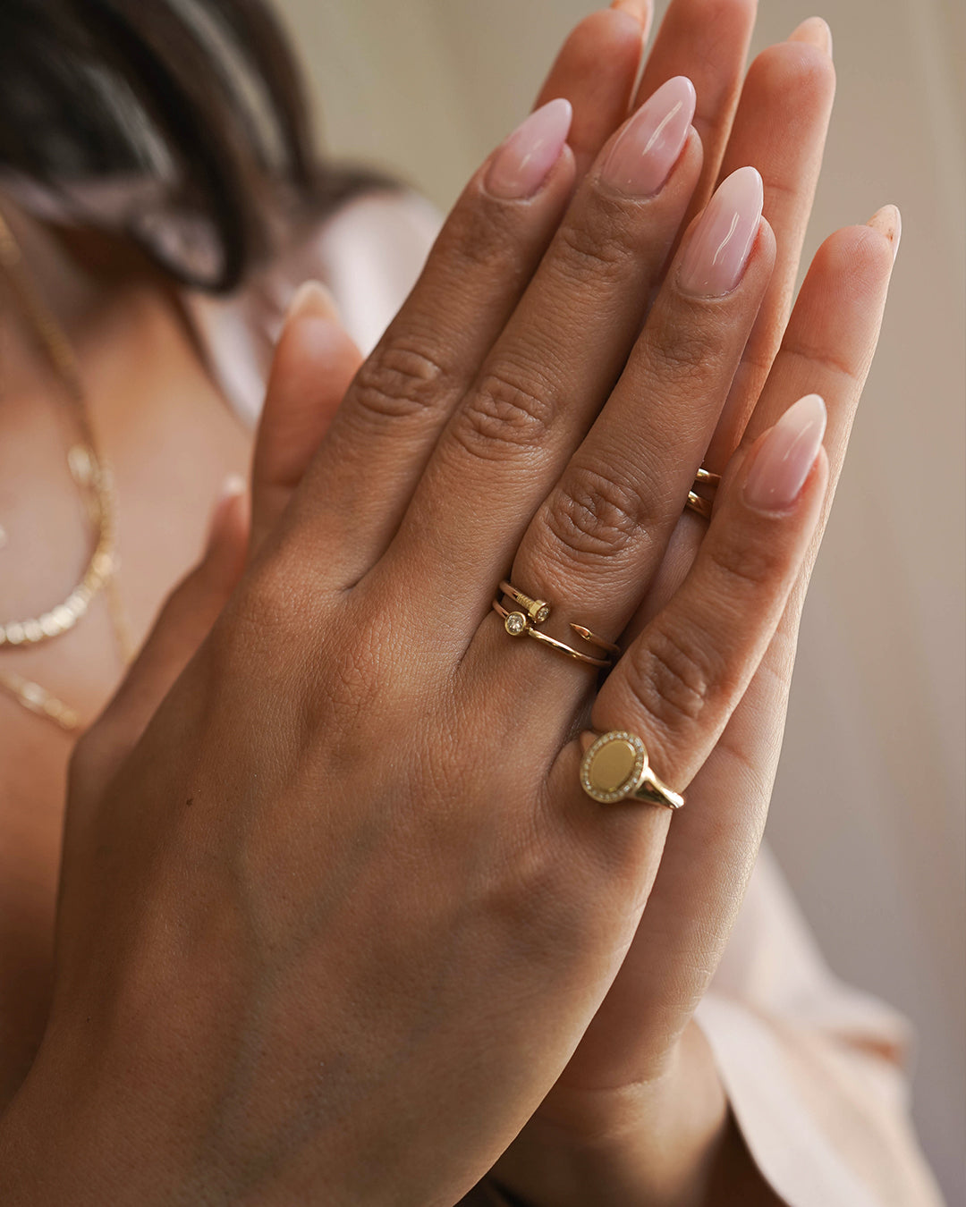 Bezel Diamond Ring - 3 SAMPLE SALE Zoe Lev Jewelry