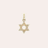 Diamond Open Star of David Pendant Zoe Lev Jewelry