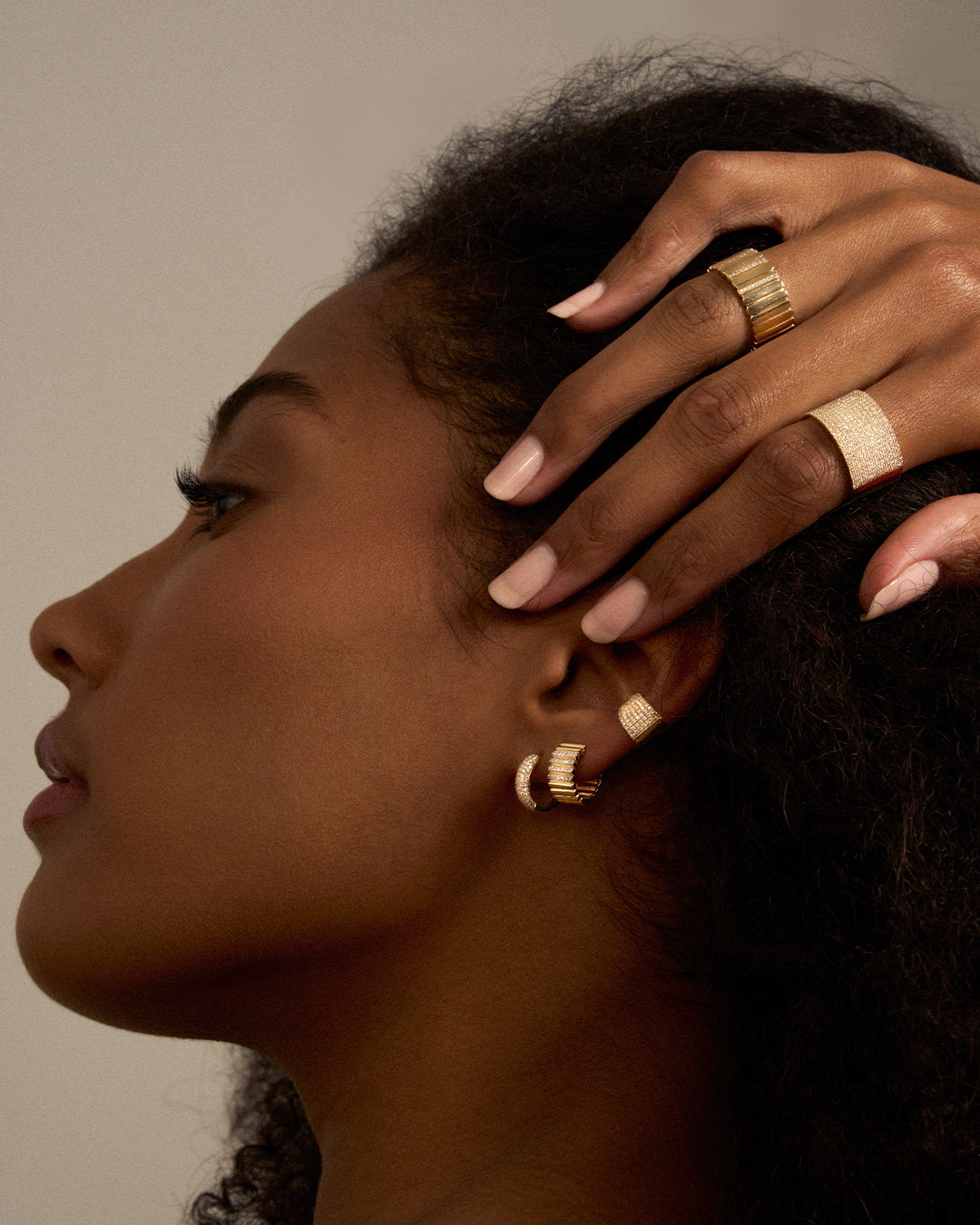 Jumbo Diamond Ear Cuff Zoe Lev Jewelry