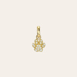 Diamond Paw Pendant Zoe Lev Jewelry