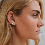 Diamond Paw Stud Earring Zoe Lev Jewelry