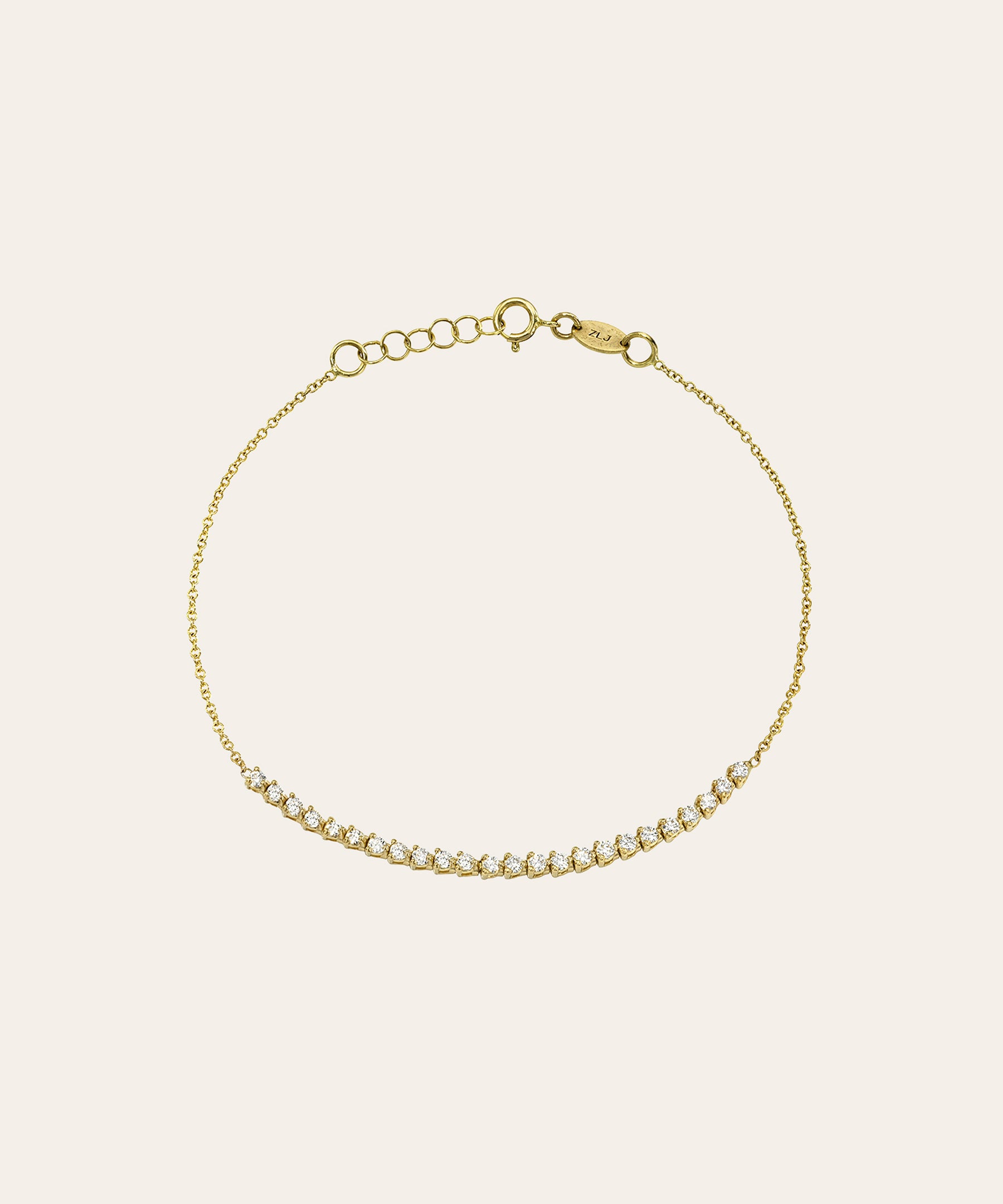 Diamond Row Tennis Bracelet Tennis Zoe Lev Jewelry