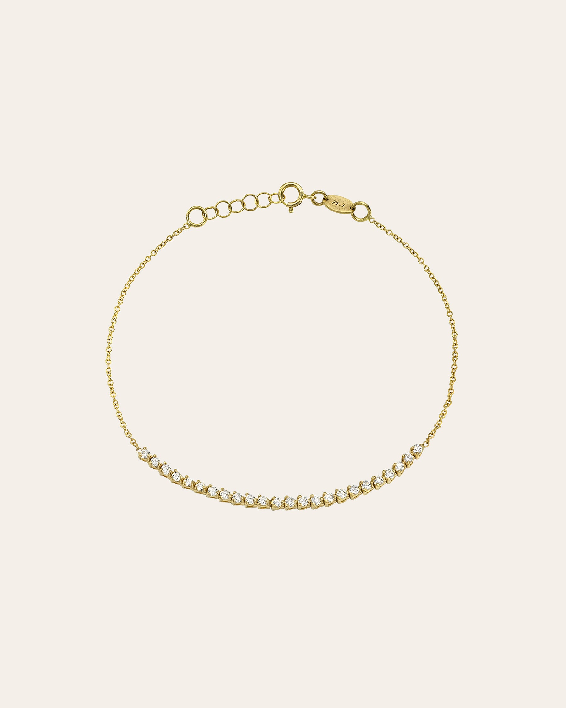 Diamond Row Tennis Bracelet Tennis Zoe Lev Jewelry