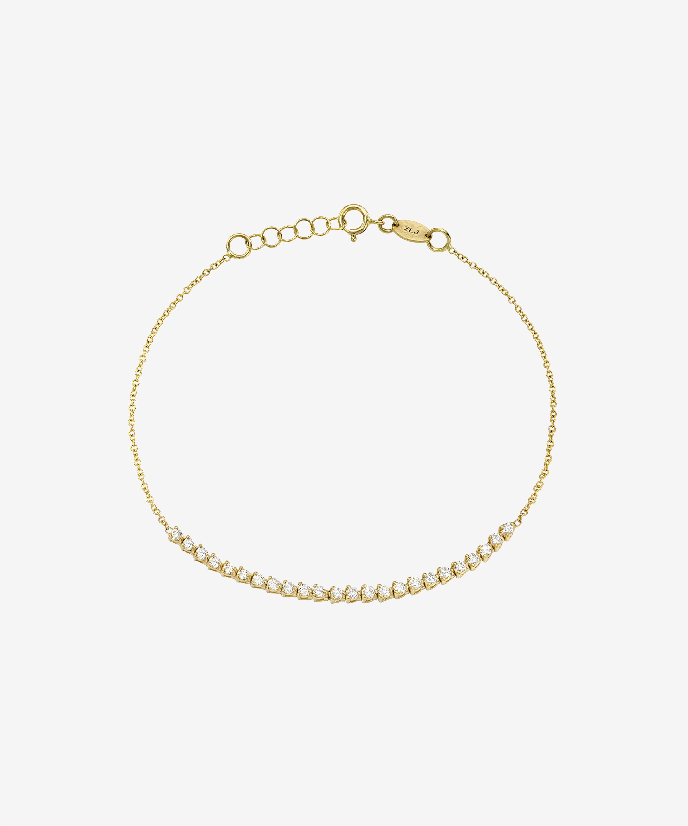 Diamond Row Tennis Bracelet Tennis Zoe Lev Jewelry