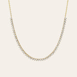 Diamond Row Tennis Necklace Tennis Zoe Lev Jewelry