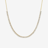 Diamond Row Tennis Necklace Tennis Necklace Zoe Lev Jewelry