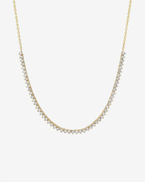 Diamond Row Tennis Necklace Tennis Necklace Zoe Lev Jewelry