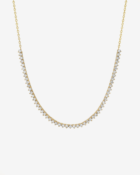 Diamond Row Tennis Necklace