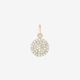 Diamond Small Disc Pendant